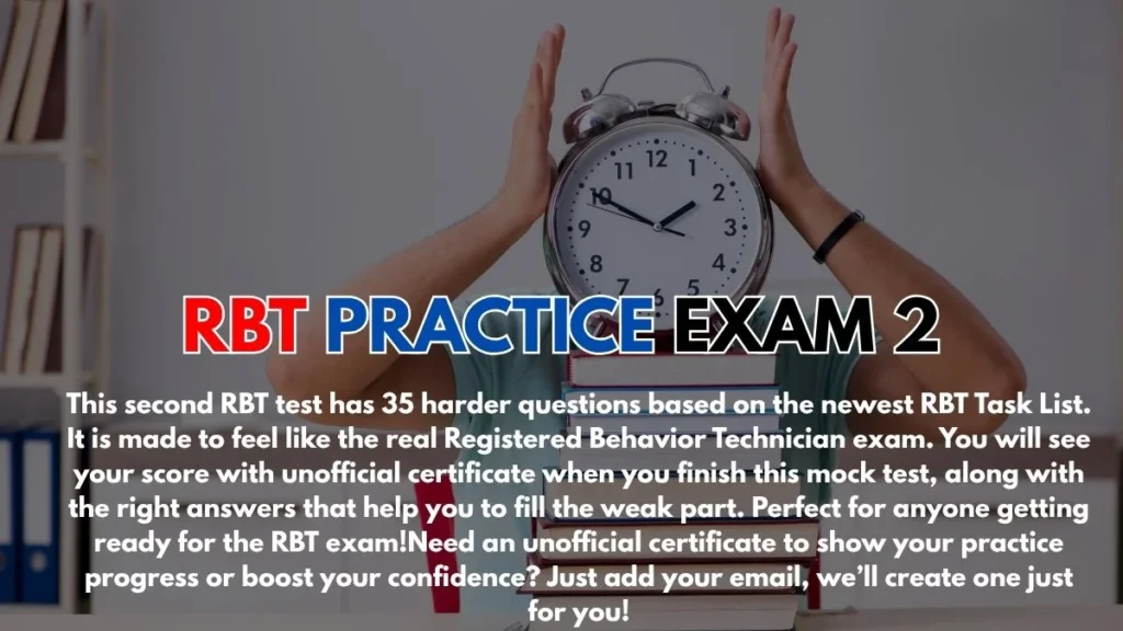 Free RBT Practice exam 2