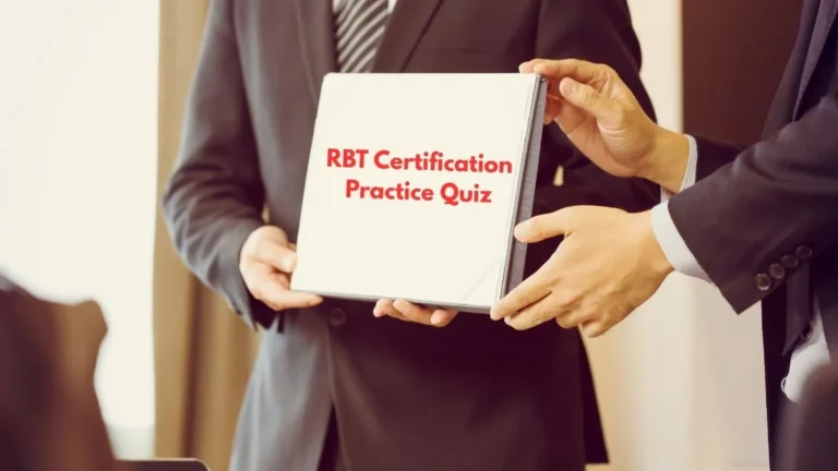 RBT Certification Practice Quiz