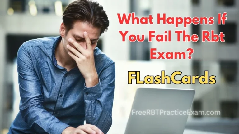 what happens if you fail the rbt exam?